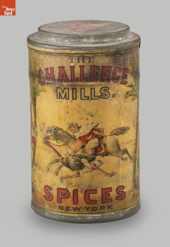 Challenge Mills Allspice Canister, 1895-1905