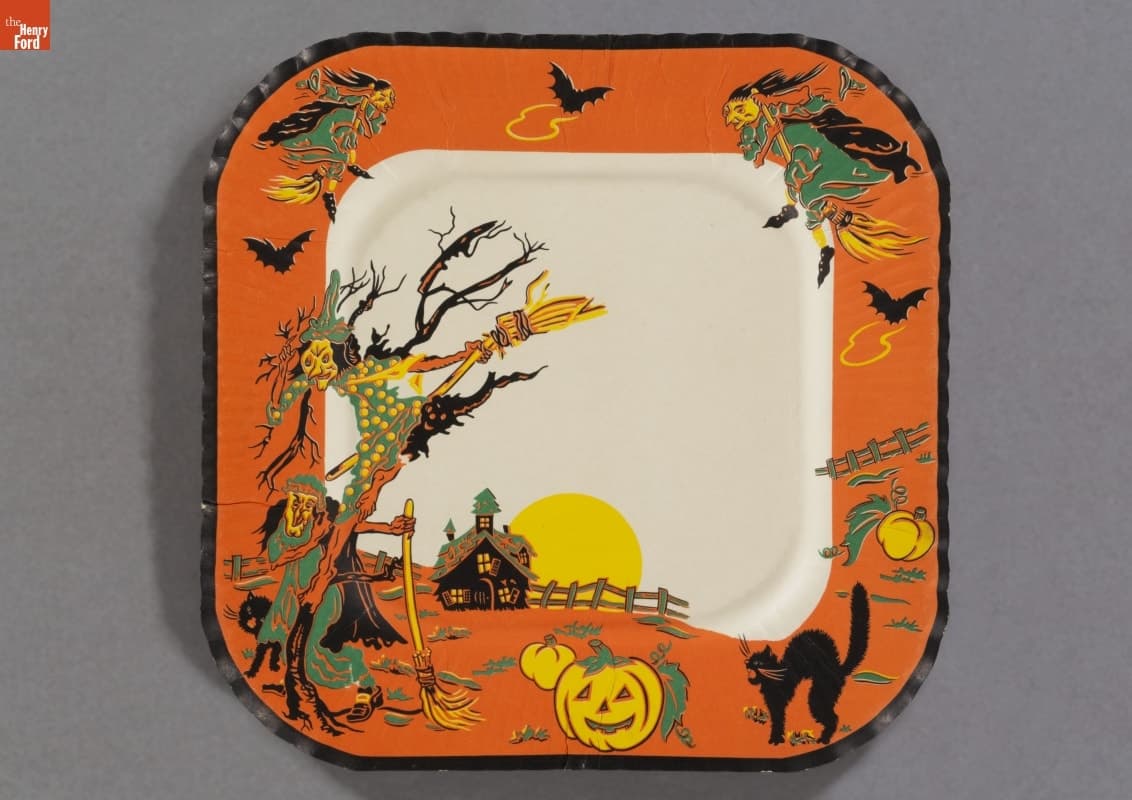 Sutherland "Serviset" Halloween Party Plate, circa 1950