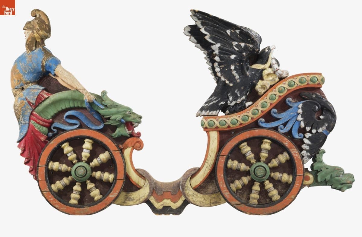 Carousel Seat Panel, circa 1912