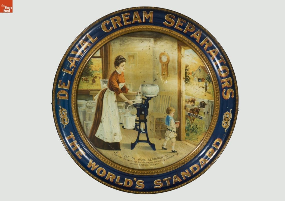 De Laval Cream Separators Sign, circa 1900