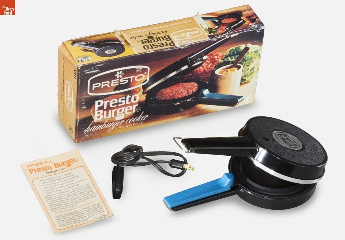Presto Burger Electric Grill, circa 1975
