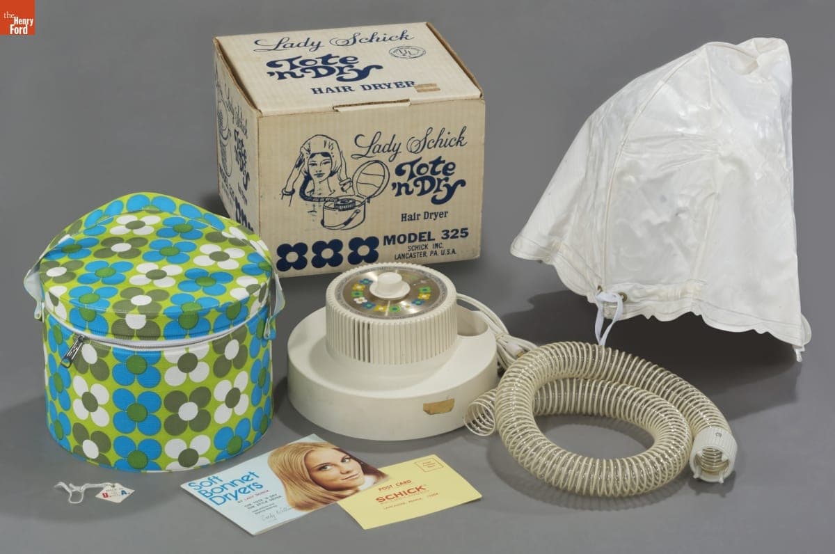 Lady Schick Tote 'n Dry Hair Dryer, 1960-1970