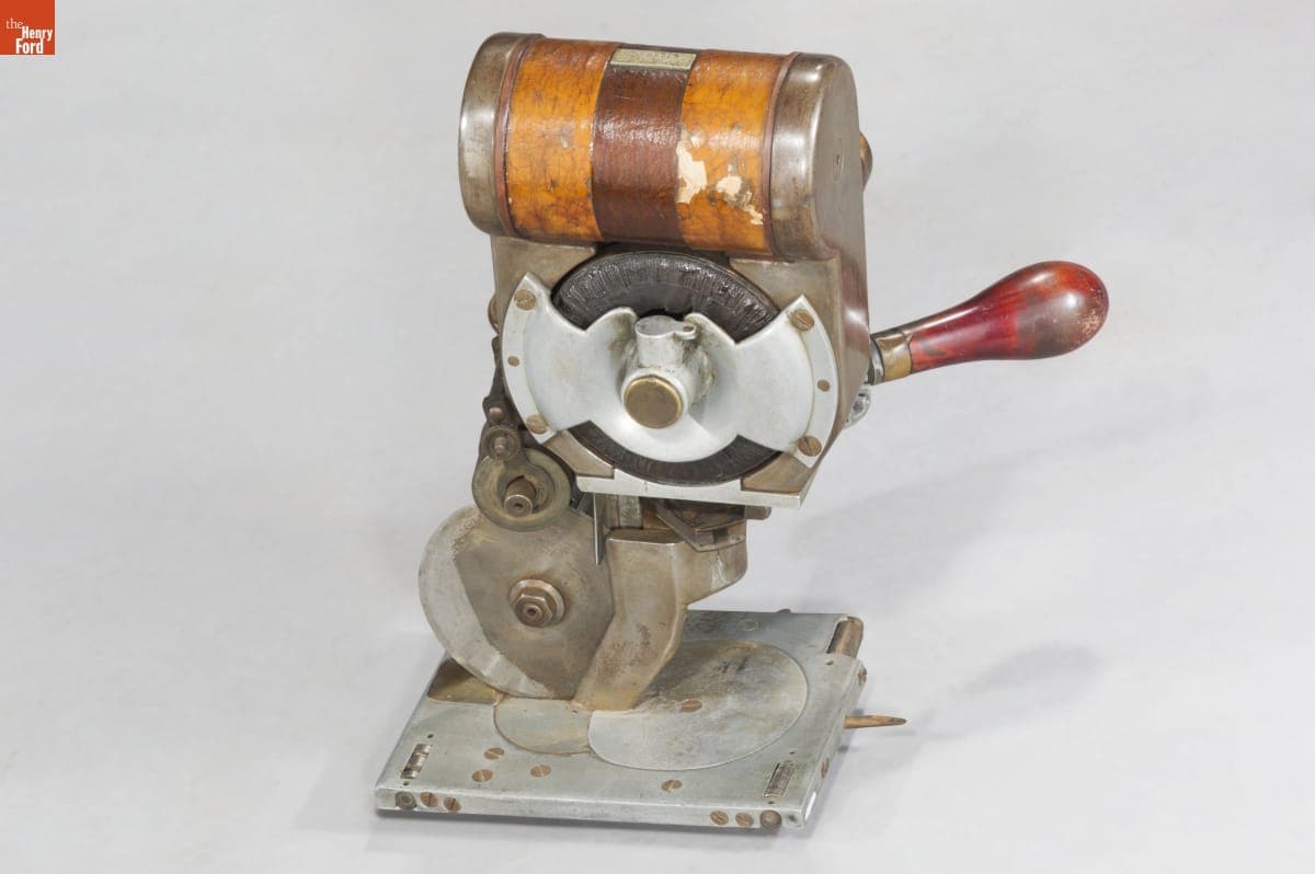 Wolf Machine Co. Cloth Cutting Machine, 1894-1905