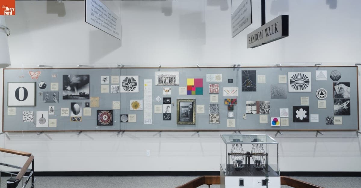 "Image Wall" from Mathematica: A World of Numbers and Beyond Exhibition, 1960-1961