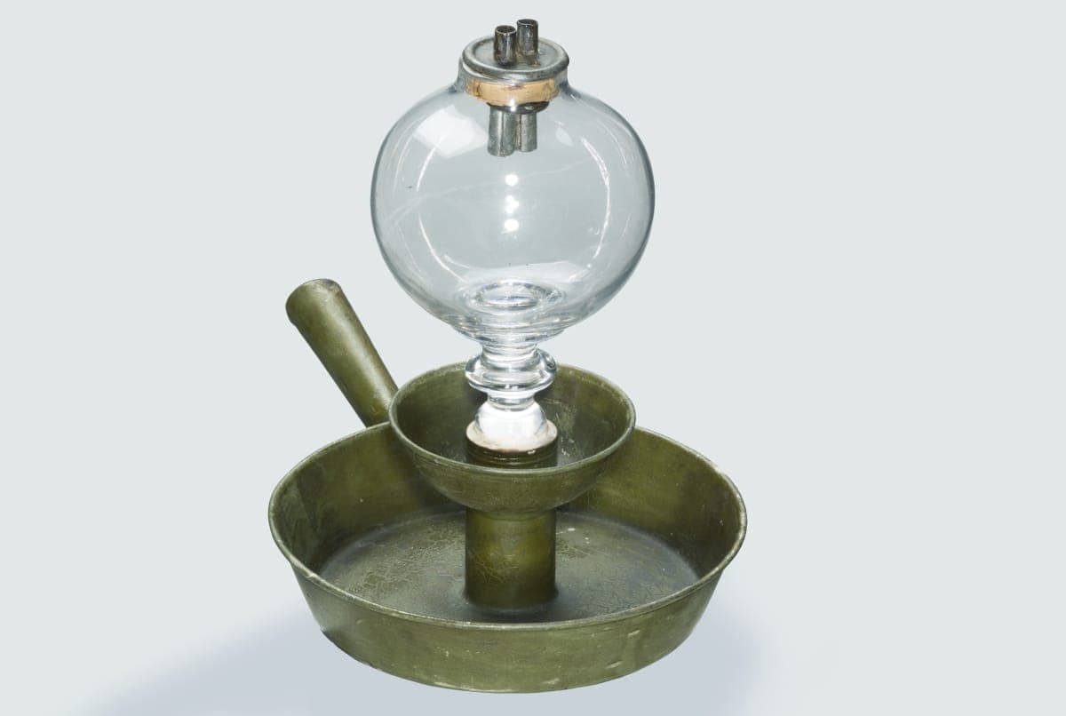 Make-Do Whale Oil Lamp, 1850-1883