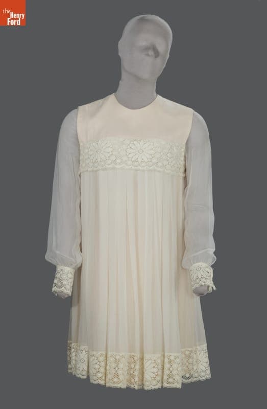 Wedding Dress, Worn by Rose Pecchia, 1968