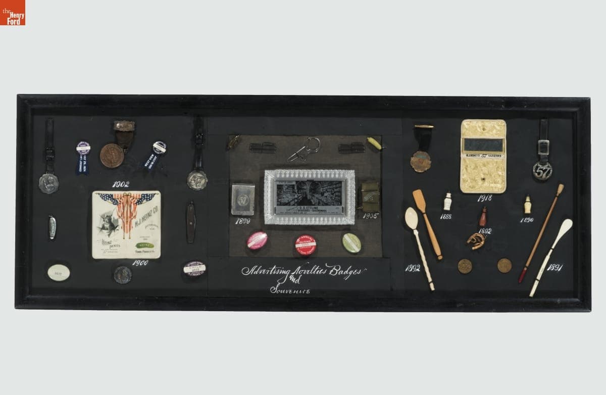 Showcase Used by the H.J. Heinz Company, Giveaways between 1890-1918