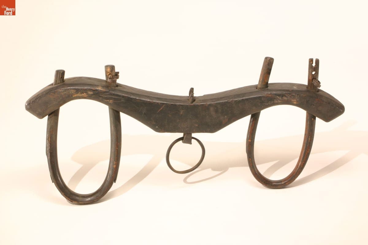 Ox Yoke with Two Bows, 1800-1900