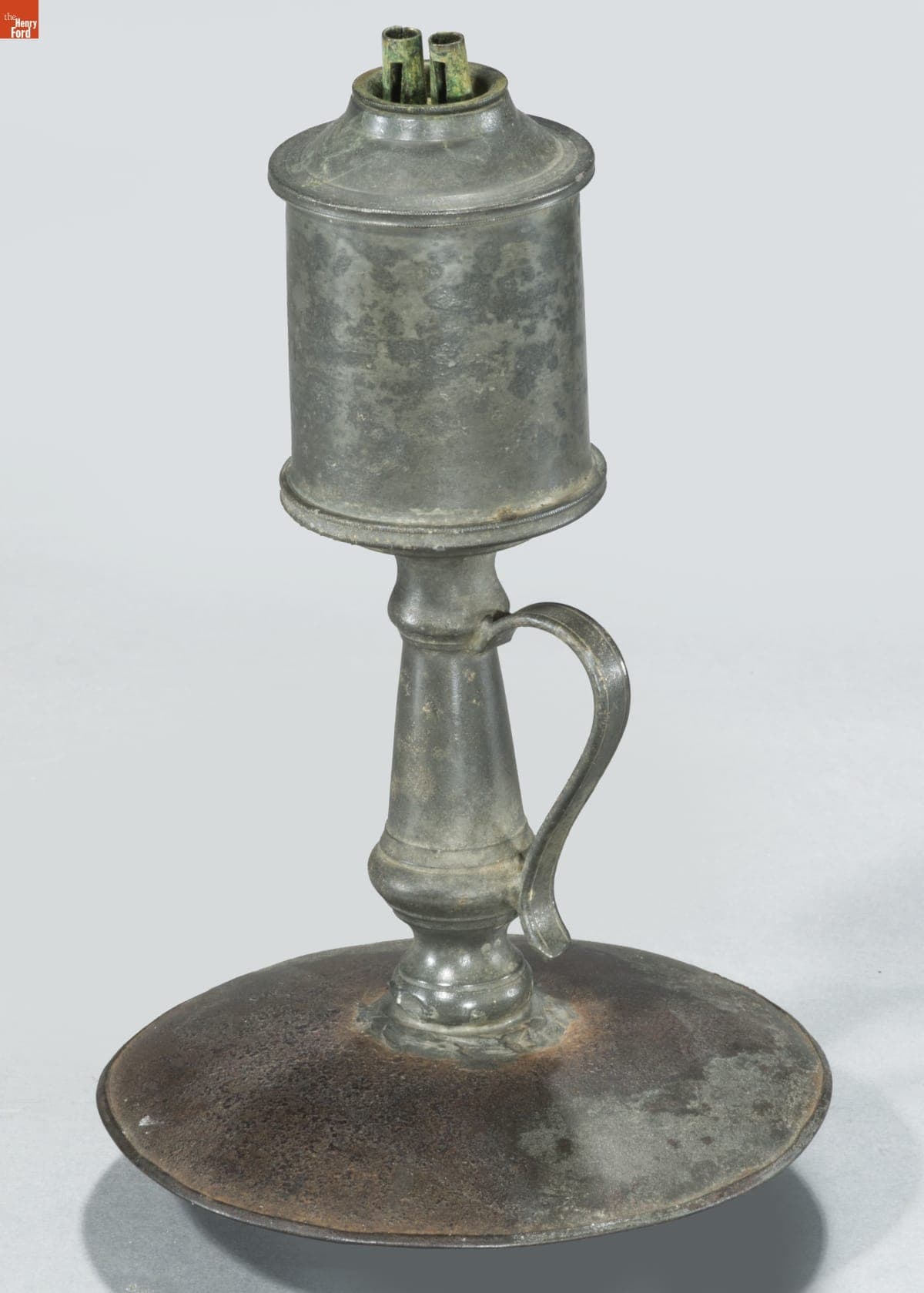 Make-Do Whale Oil Lamp, circa 1845