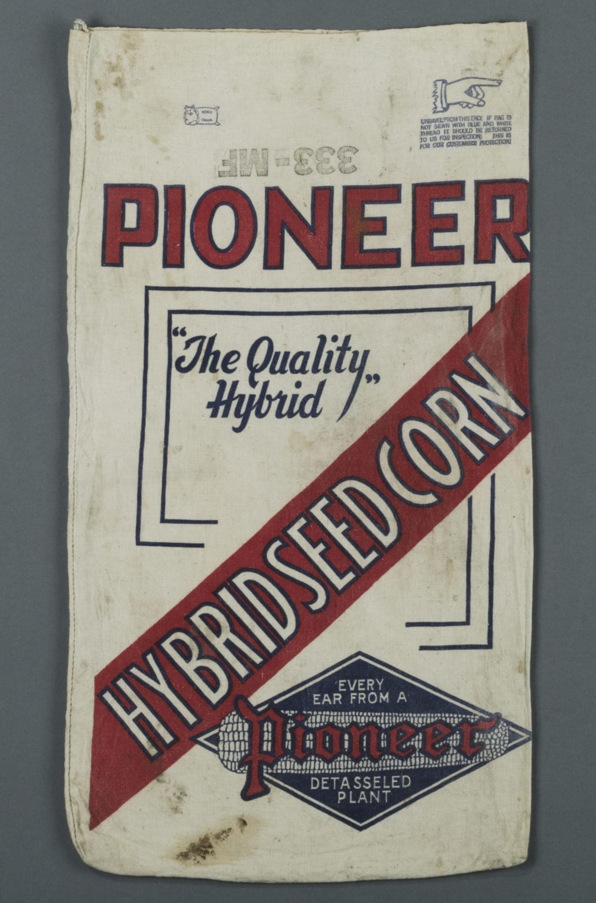 Pioneer Seed Corn Sack, 1935-1970