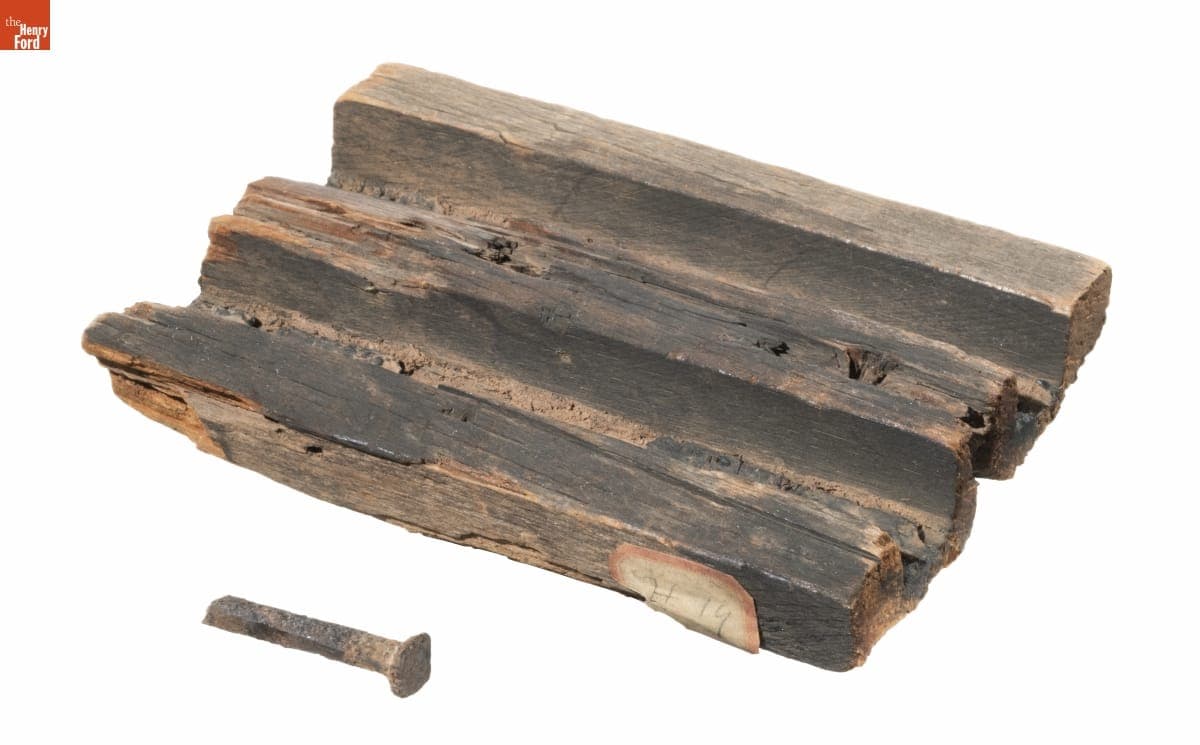 Underground Molding from Thomas Edison's Menlo Park Laboratory, 1880