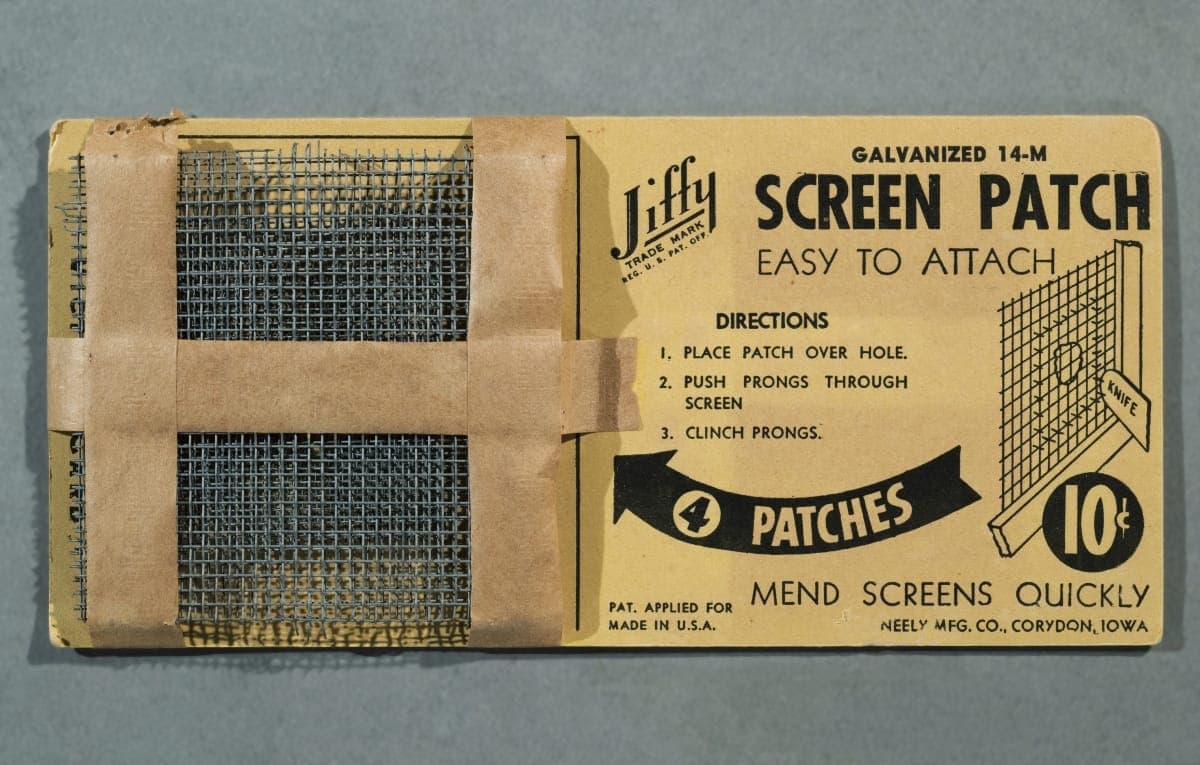 Neely Manufacturing "Jiffy" Screen Patches, 1942-1945