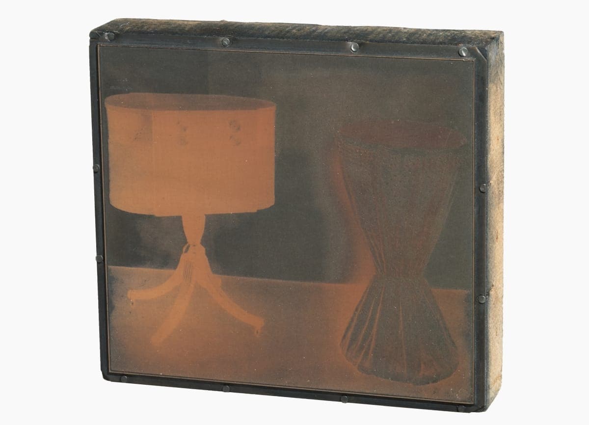 Printing Plate with Image of Sewing Tables