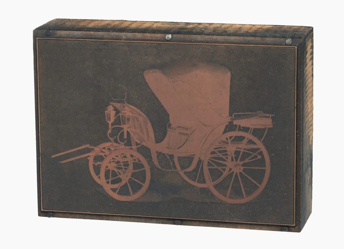 Printing Plate with Image of a Victoria