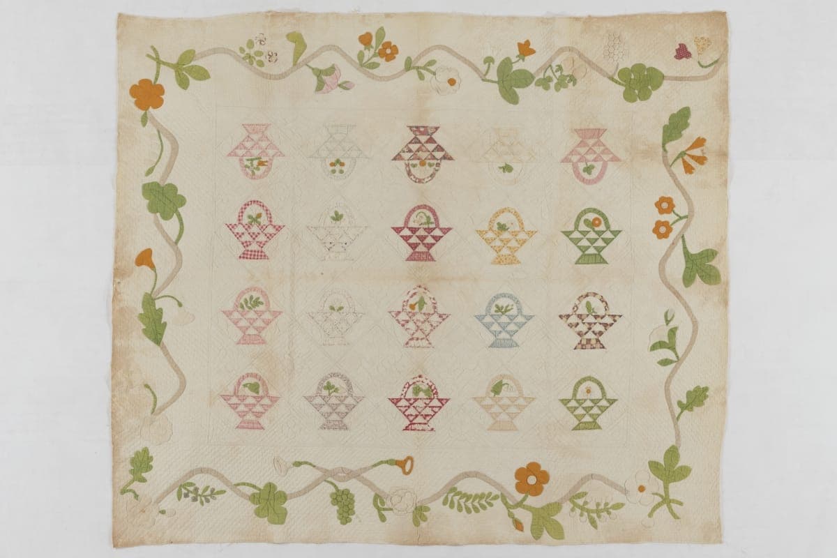 Quilt, circa 1860
