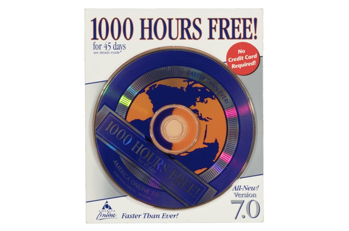 America Online CD-ROM, 2001