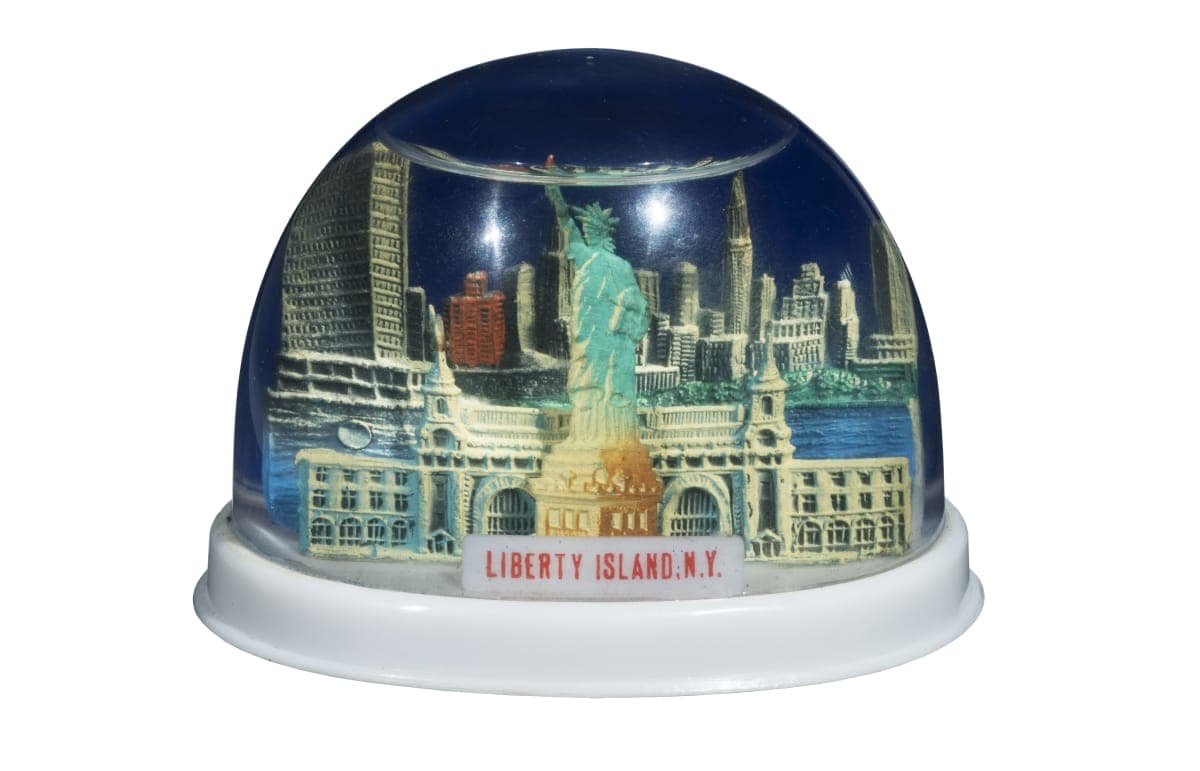 "Liberty Island" Snow Globe, circa 1995