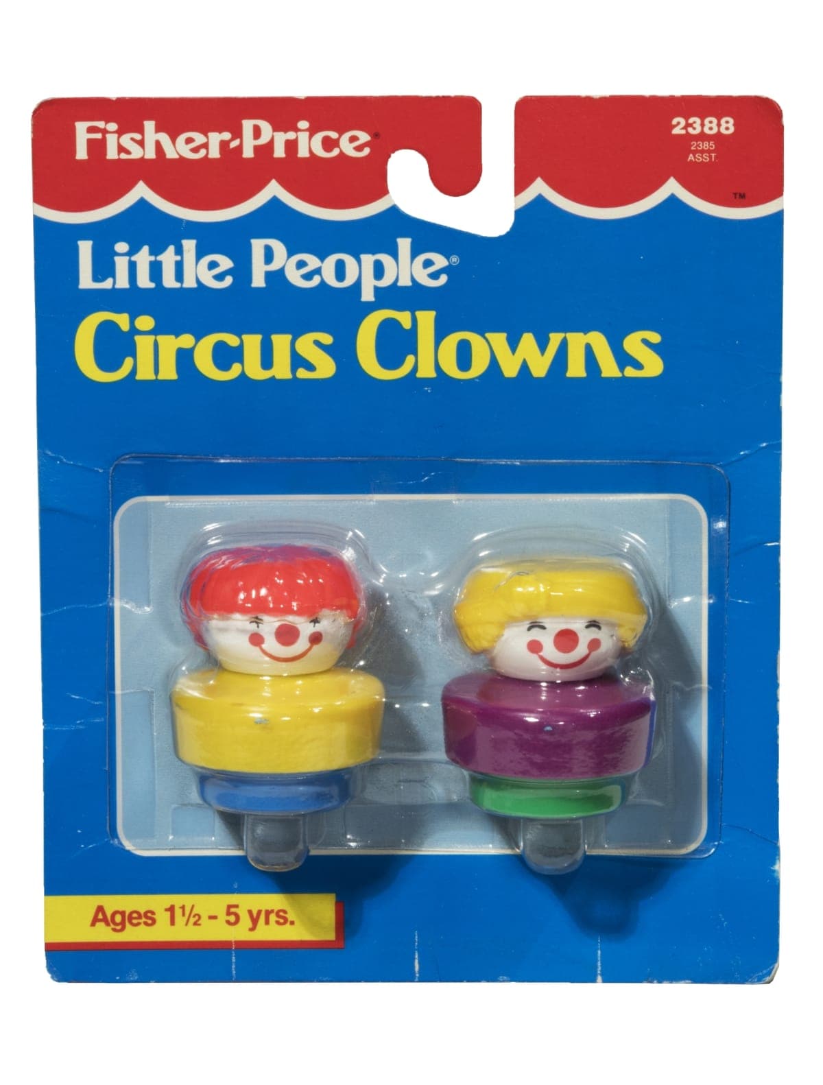 Fisher-Price "Little People Circus Clowns" Figures, 1991-1992