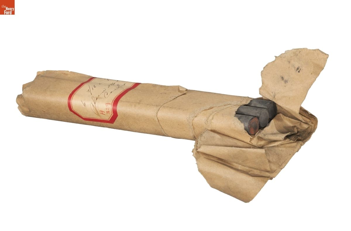 National Carbon Company Plain Molded Arc Light Carbons, 1886-1900