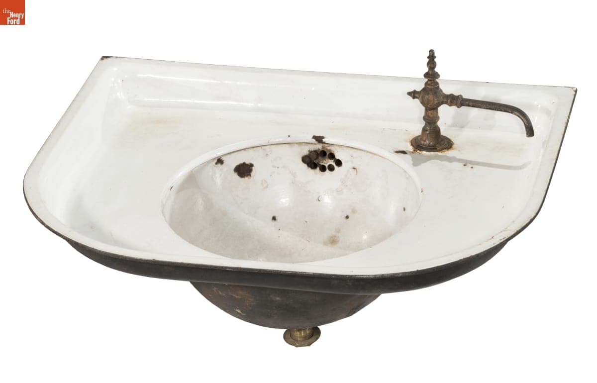 J.L. Mott Iron Works Bathroom Sink, circa 1875