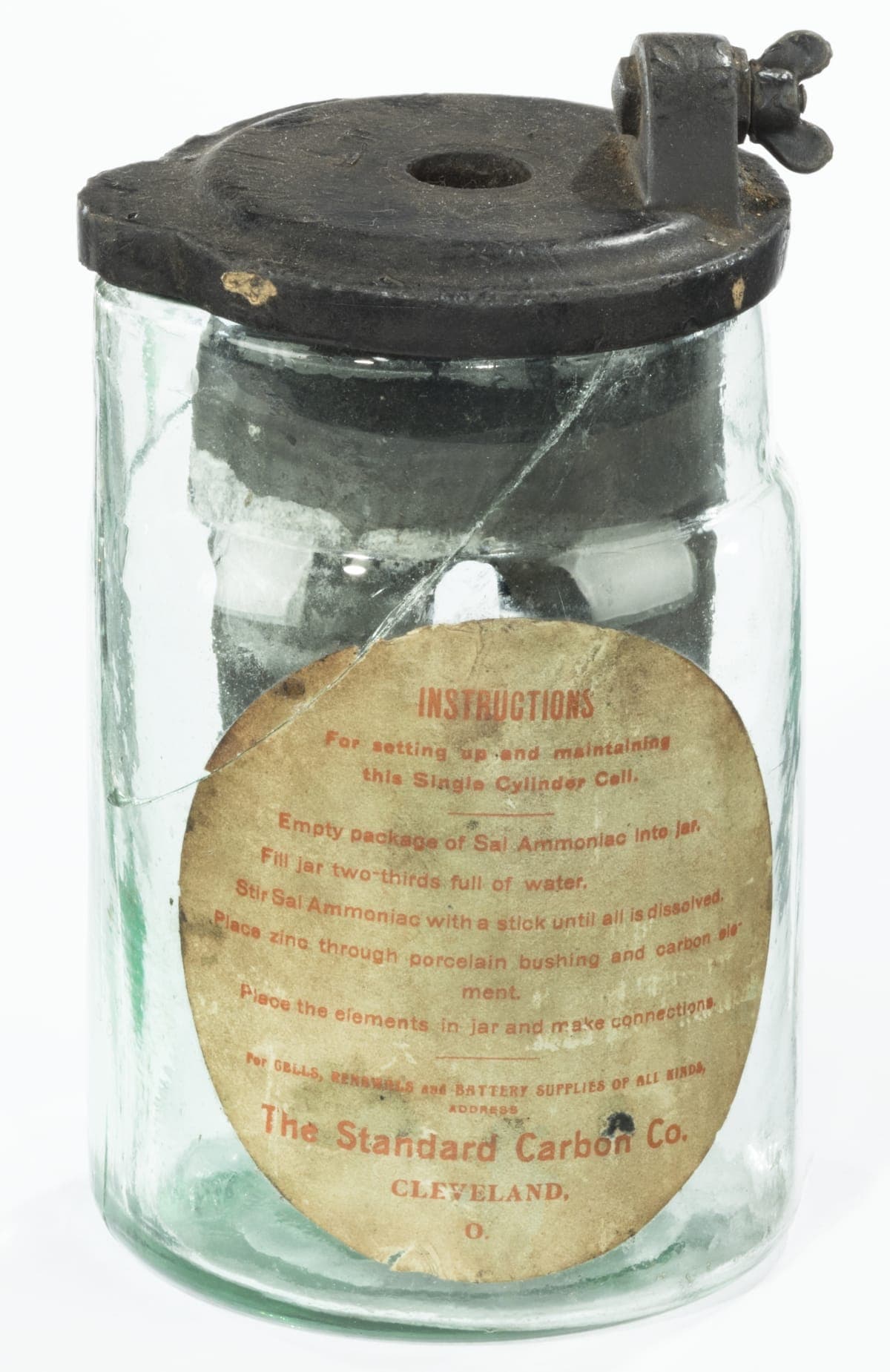 Battery Jar, 1887-1890