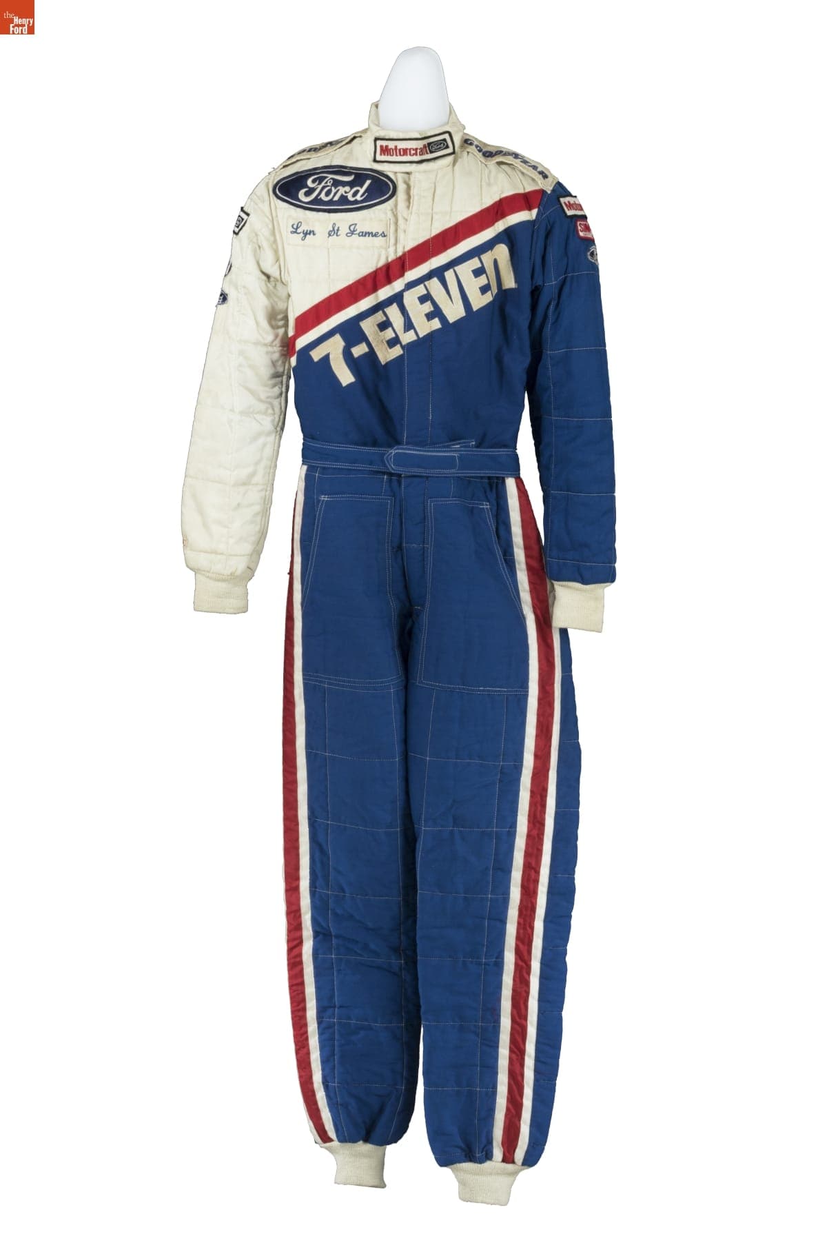 Racing Suit Worn by Lyn St. James While Competing in Sports Car Club of America Events, 1985-1986