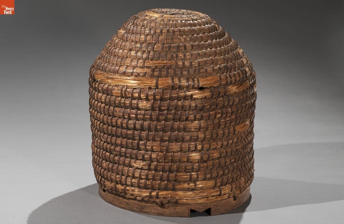 Moravian Bee Skep, 1850-1900