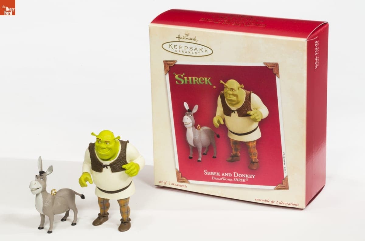 Hallmark "DreamWorks Shrek: Shrek and Donkey" Christmas Ornament, 2003