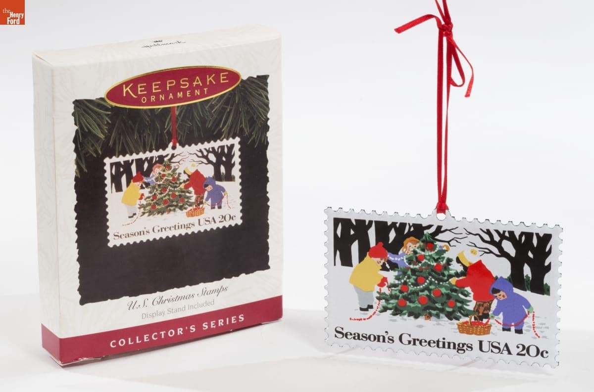 Hallmark "U.S. Christmas Stamps Series" Christmas Ornament, 1994