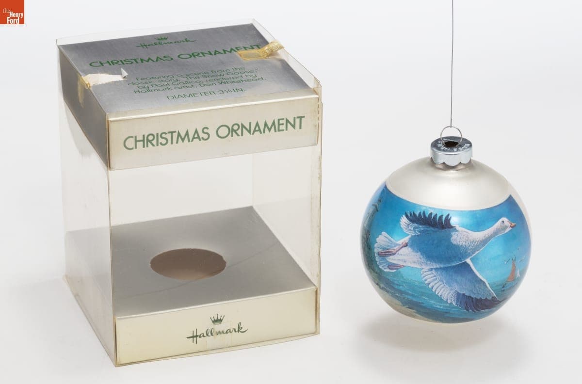 Hallmark "The Snow Goose" Christmas Ornament, 1974