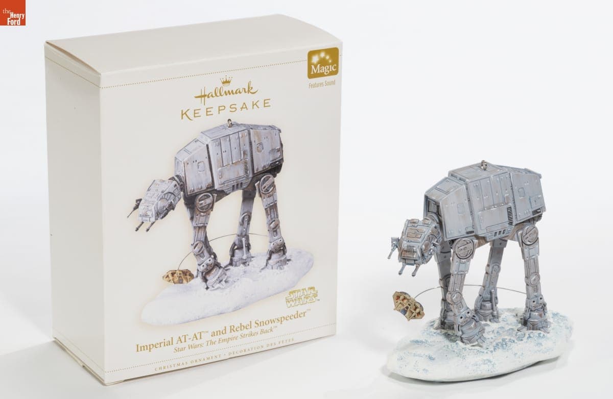 Hallmark "Star Wars The Empire Strikes Back: Imperial AT-AT and Rebel Snowspeeder" Christmas Ornament, 2006