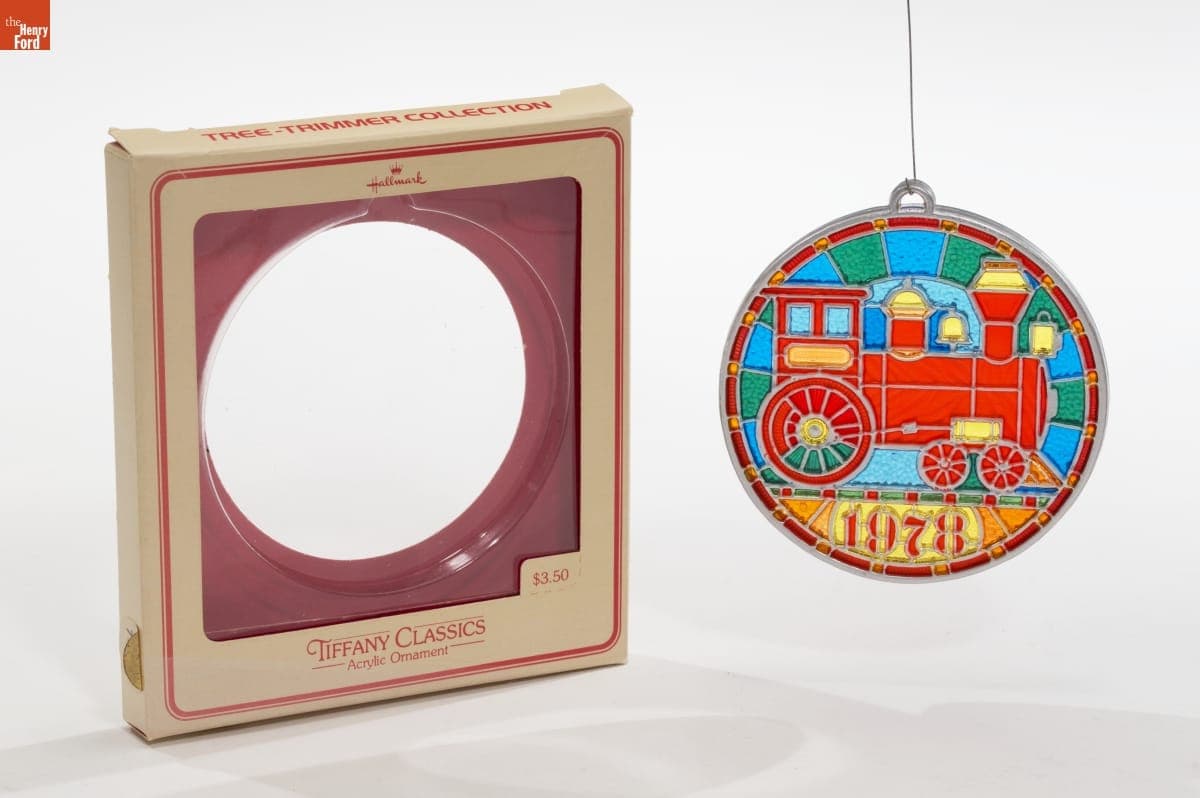 Hallmark "Tiffany Classics: Locomotive" Christmas Ornament, 1978