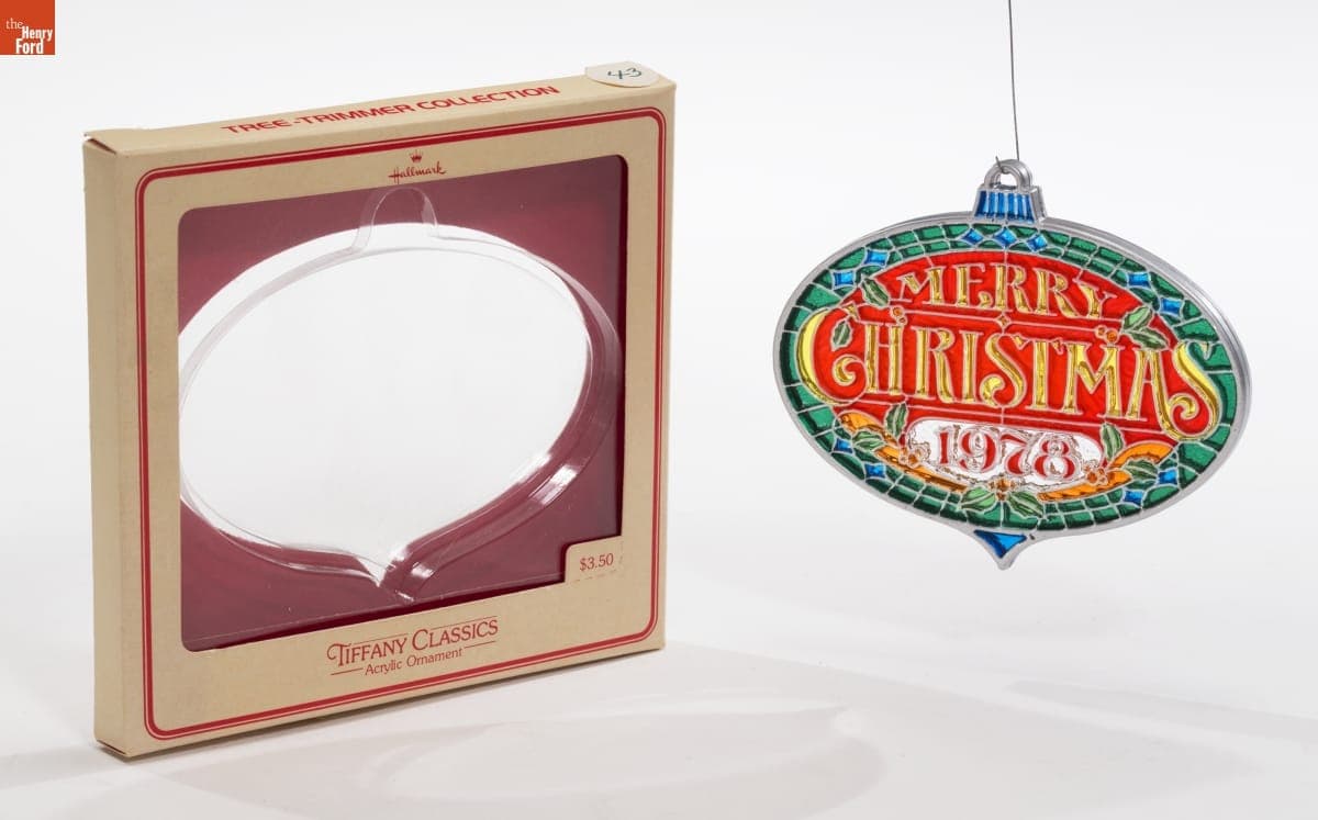 Hallmark "Tiffany Classics: Merry Christmas" Christmas Ornament, 1978