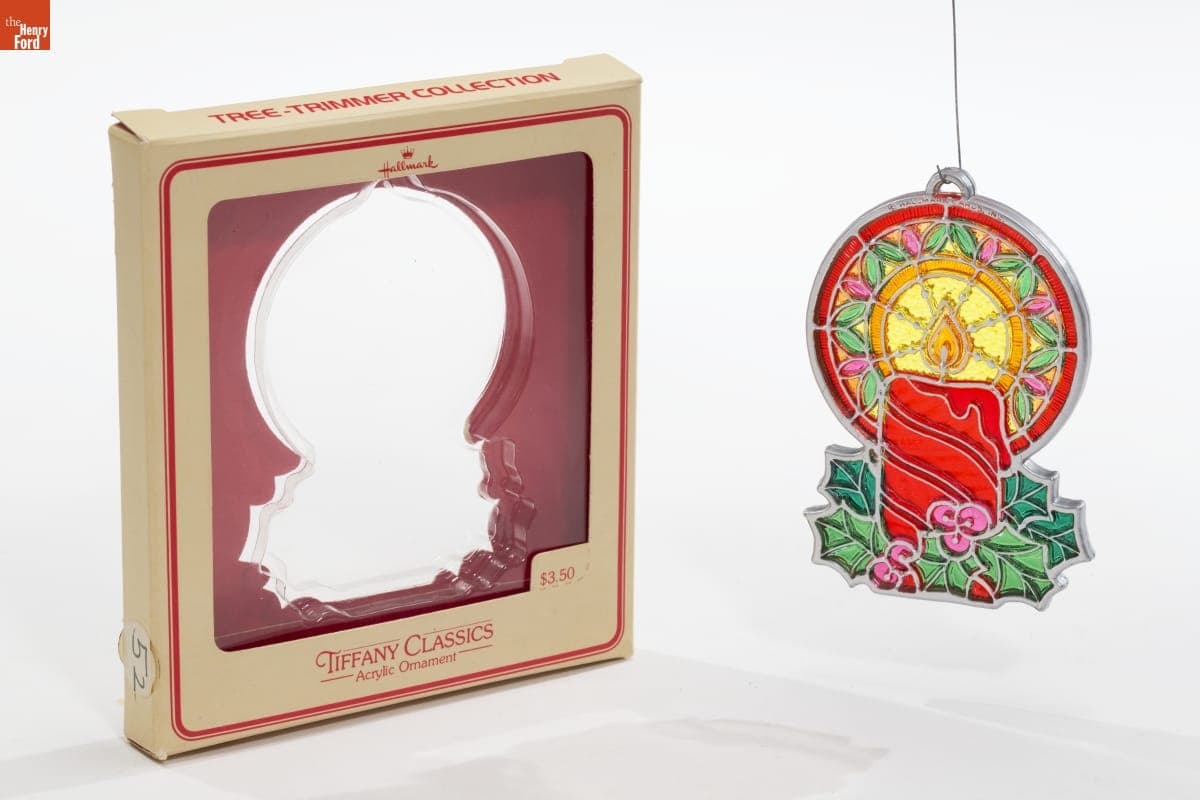 Hallmark "Tiffany Classics: Candle" Christmas Ornament, 1978