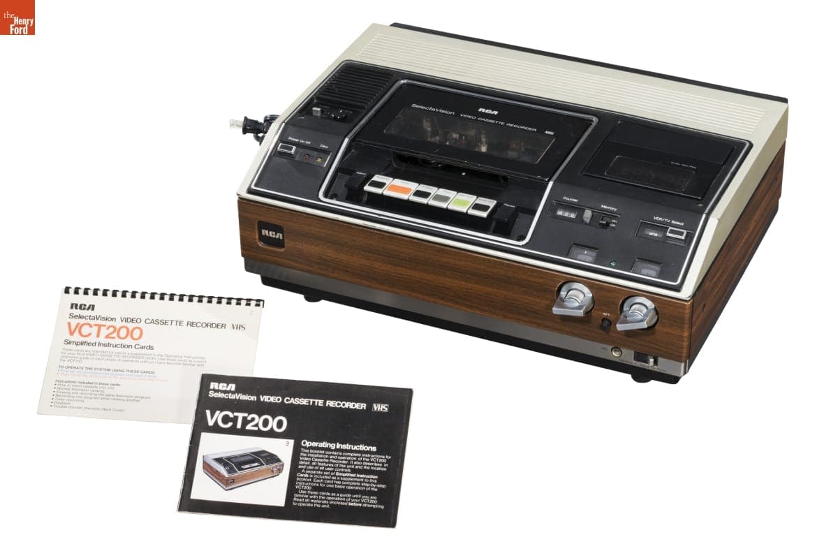 RCA SelectaVision Model VCT200 Video Cassette Recorder, 1978