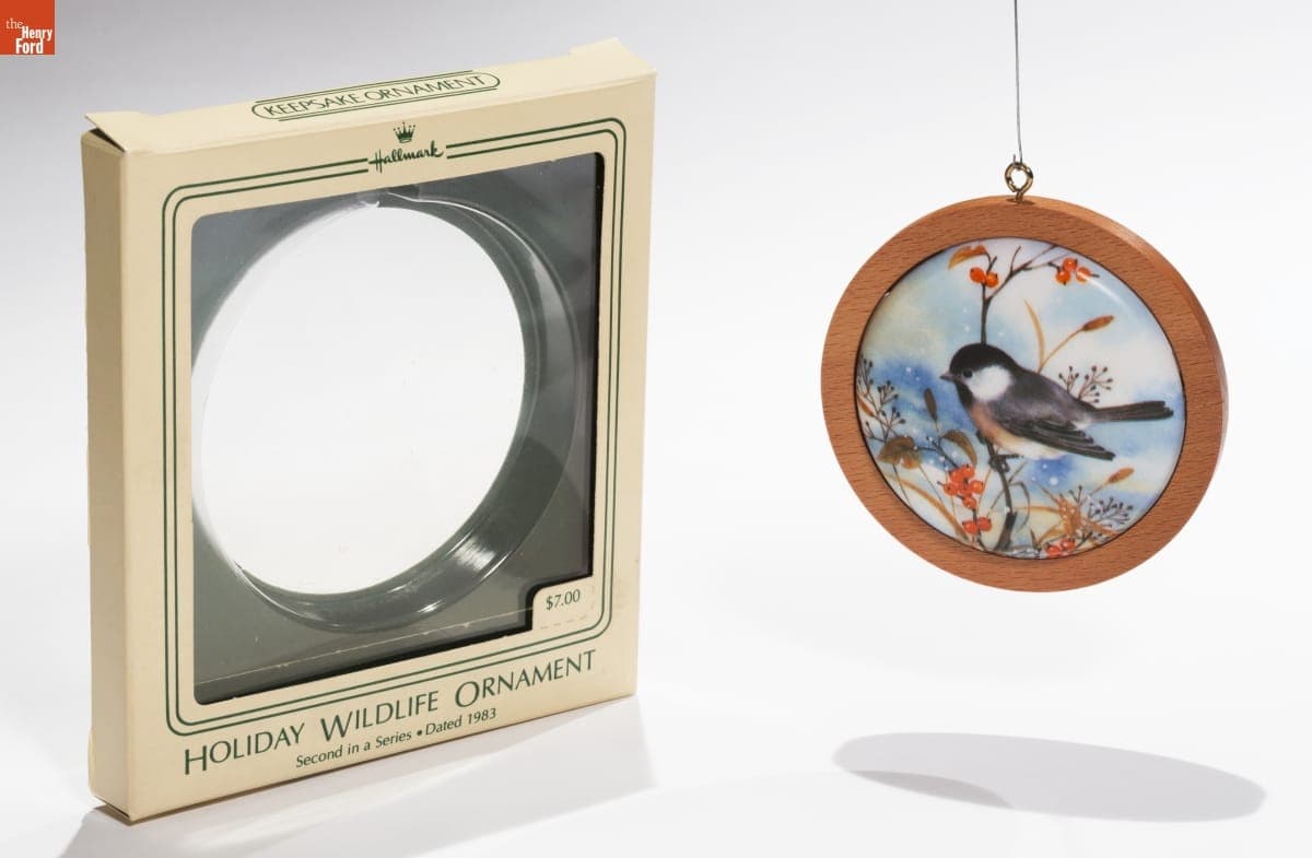 Hallmark "Holiday Wildlife Series: Chickadee" Christmas Ornament, 1983