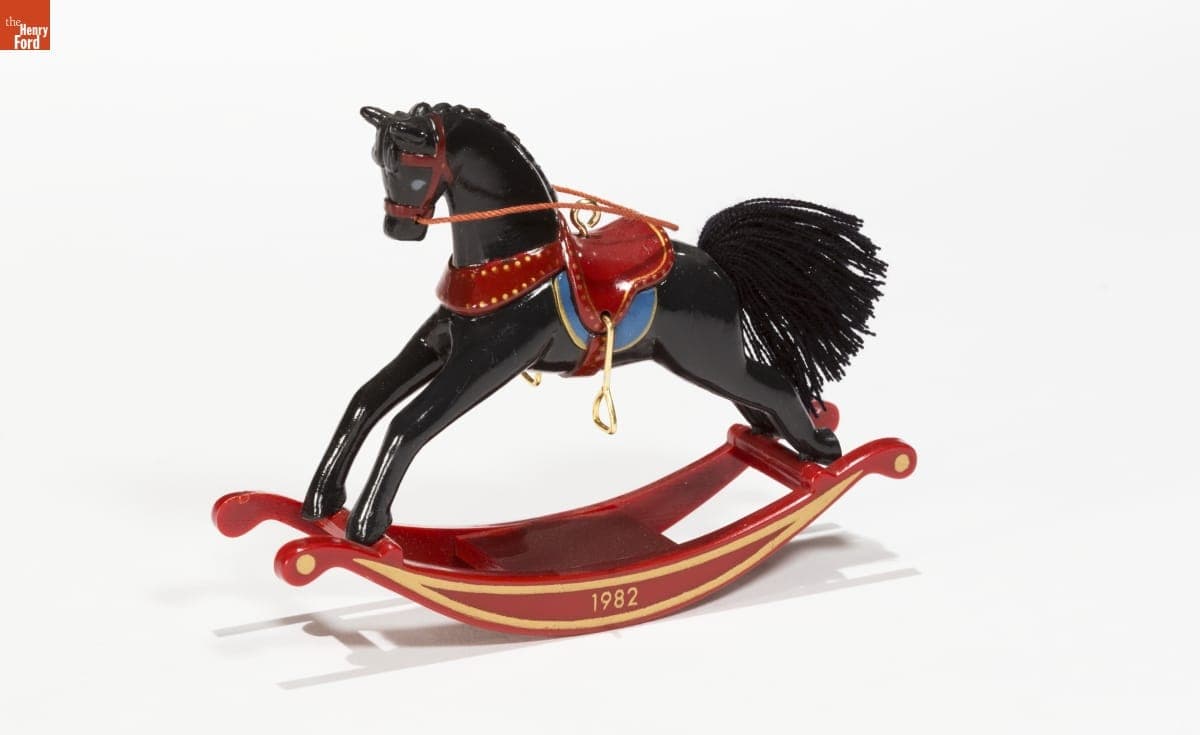 Hallmark "Rocking Horse Series" Christmas Ornament, 1982