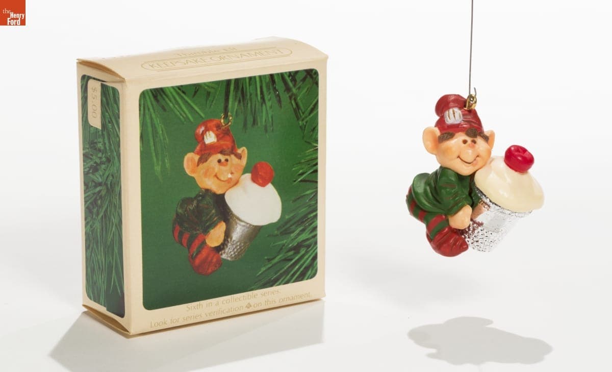 Hallmark "Thimble Series: Thimble Elf" Christmas Ornament, 1983
