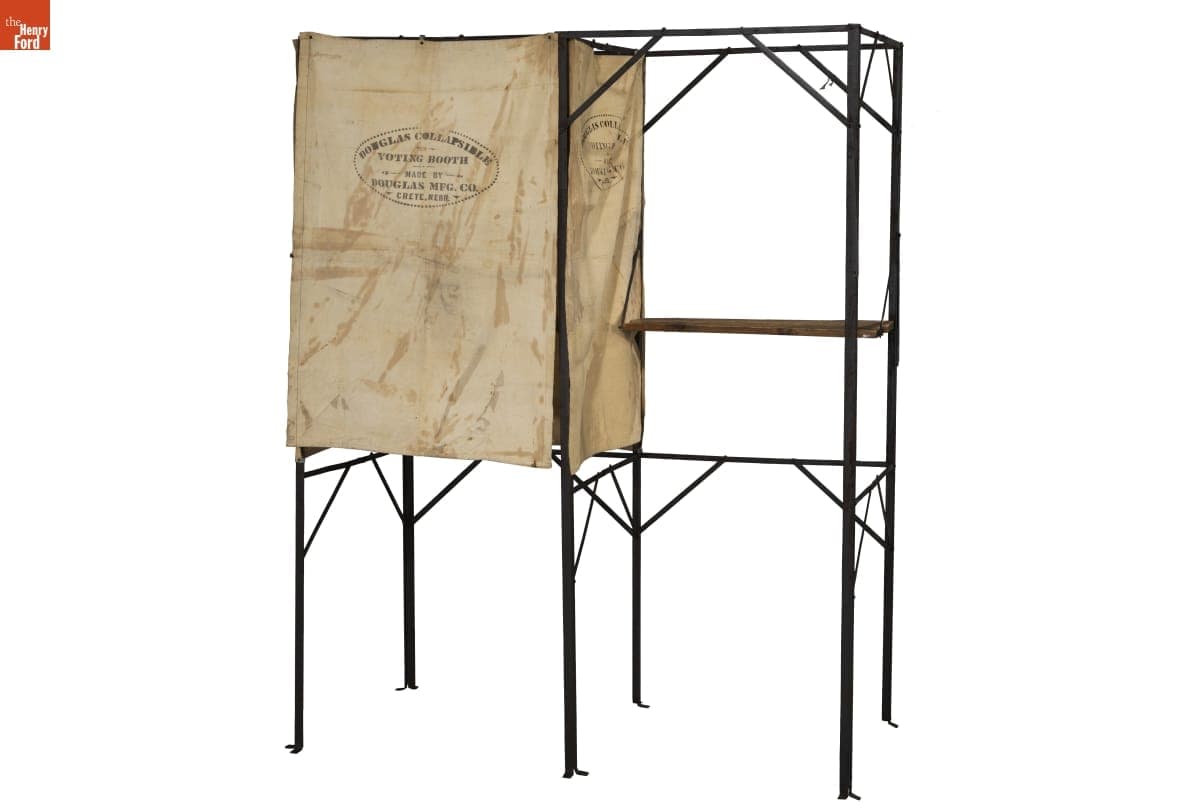 Collapsible Modular Voting Booths, 1920-1935