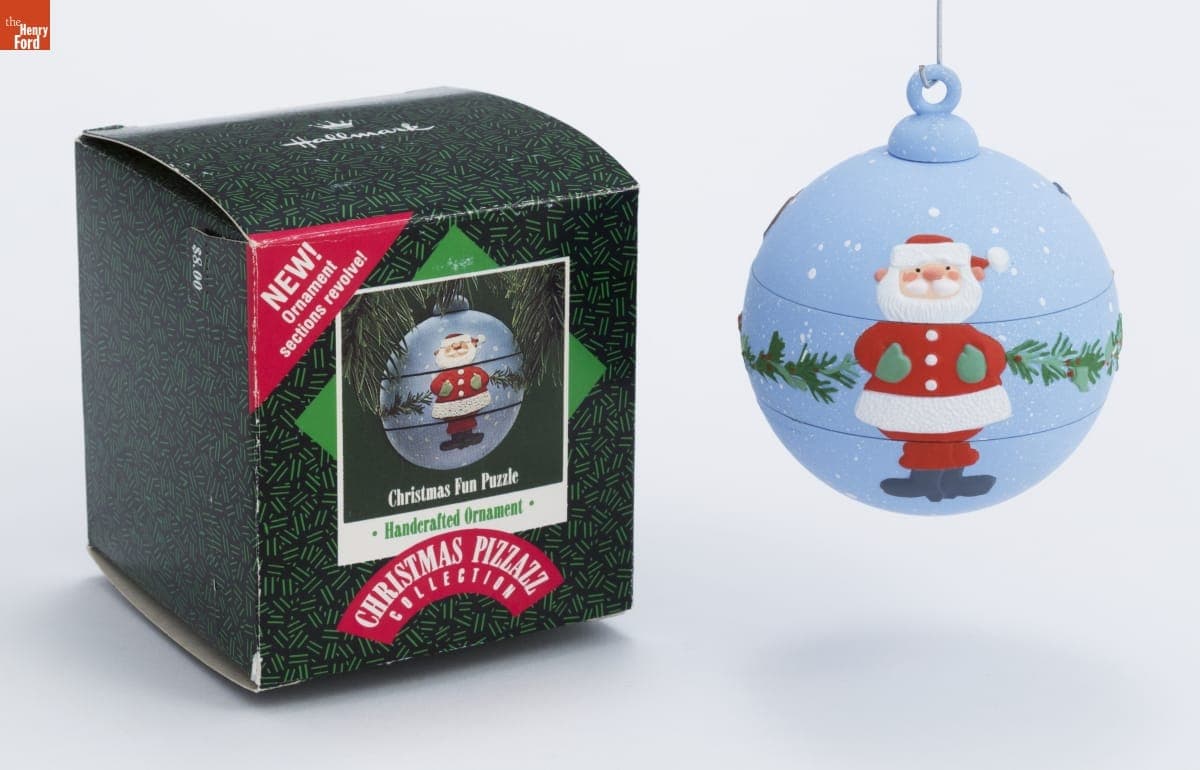 Hallmark "Christmas Pizzazz Collection: Christmas Fun Puzzle" Christmas Ornament, 1987