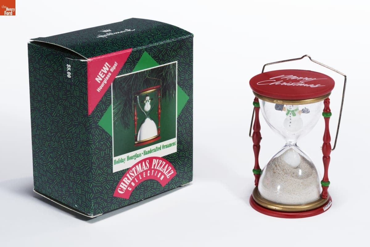 Hallmark "Christmas Pizzazz Collection: Holiday Hourglass" Christmas Ornament, 1987