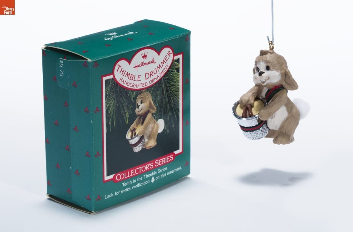 Hallmark "Thimble Series: Thimble Drummer" Christmas Ornament, 1987