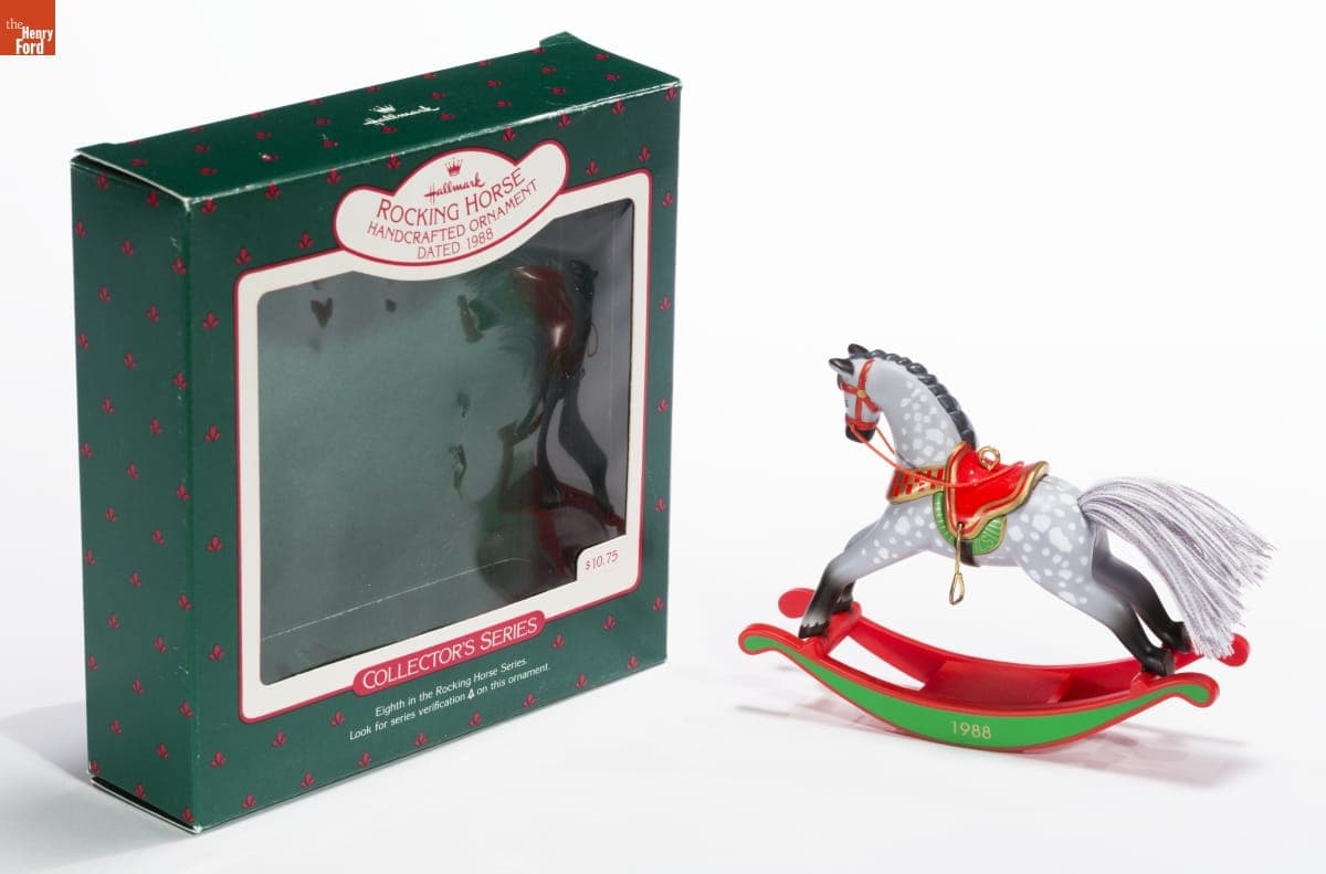 Hallmark "Rocking Horse Series" Christmas Ornament, 1988