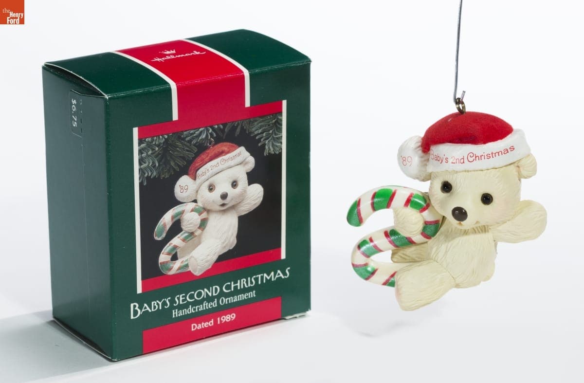 Hallmark "Child's Age Collection: Baby's Second Christmas" Christmas Ornament, 1989