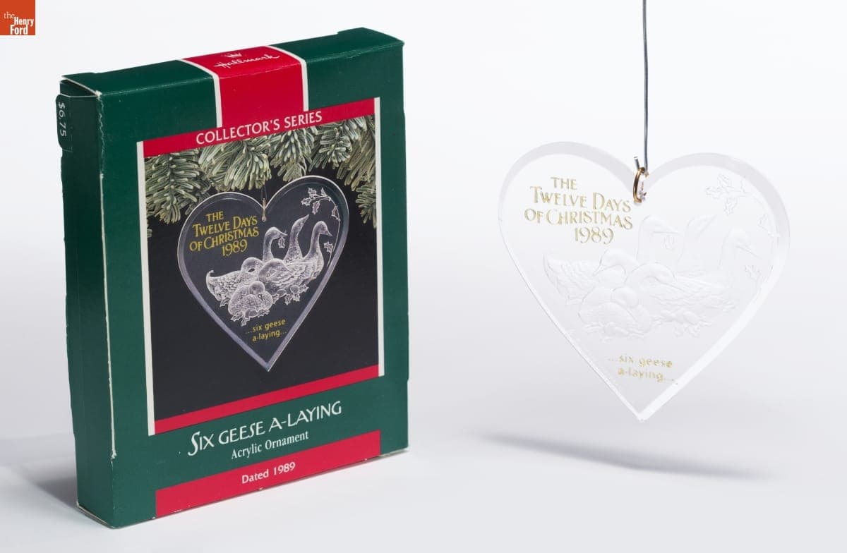 Hallmark "Twelve Days of Christmas Series: Six Geese A-Laying" Christmas Ornament, 1989