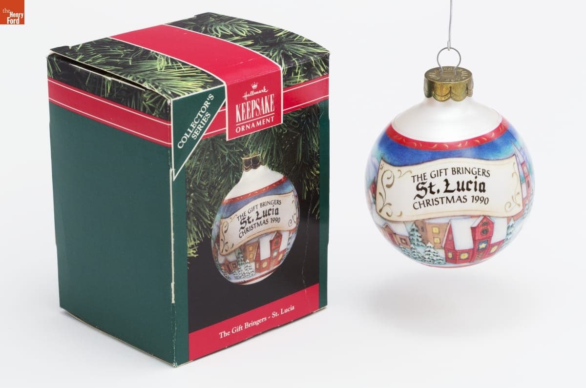 Hallmark "The Gift Bringers Series: St. Lucia" Christmas Ornament, 1990