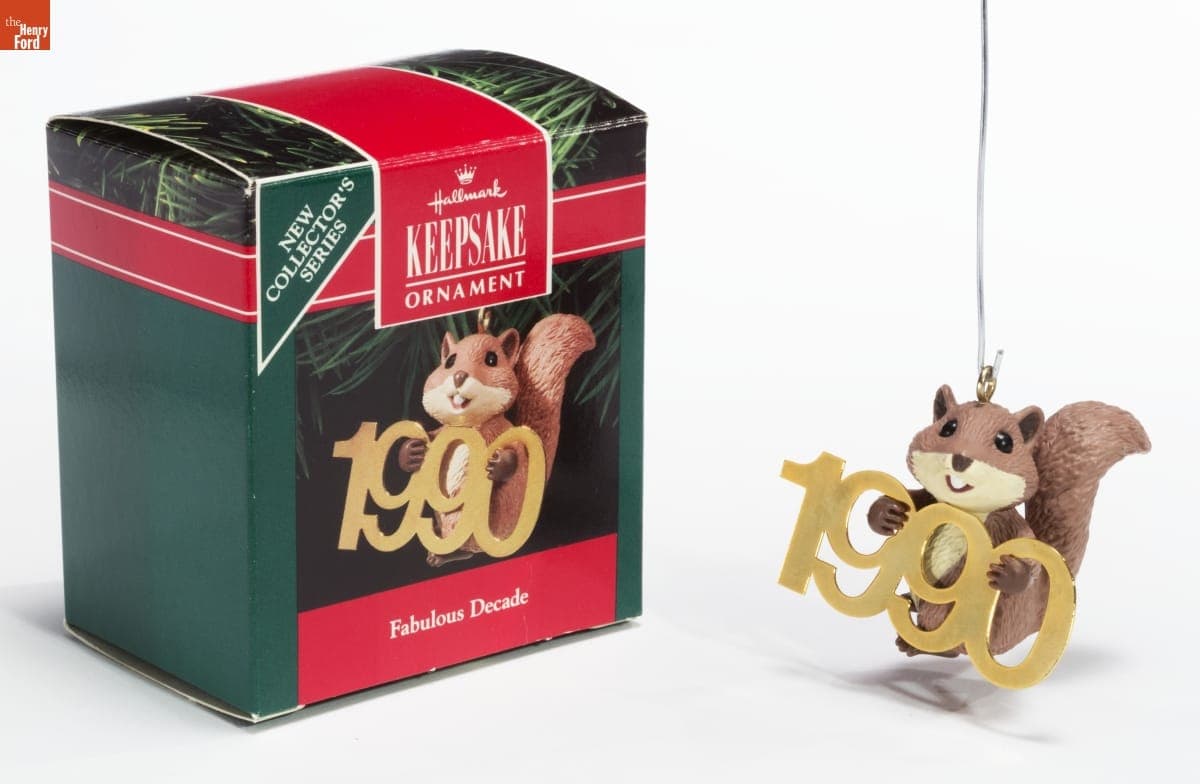 Hallmark "Fabulous Decade Series" Christmas Ornament, 1990