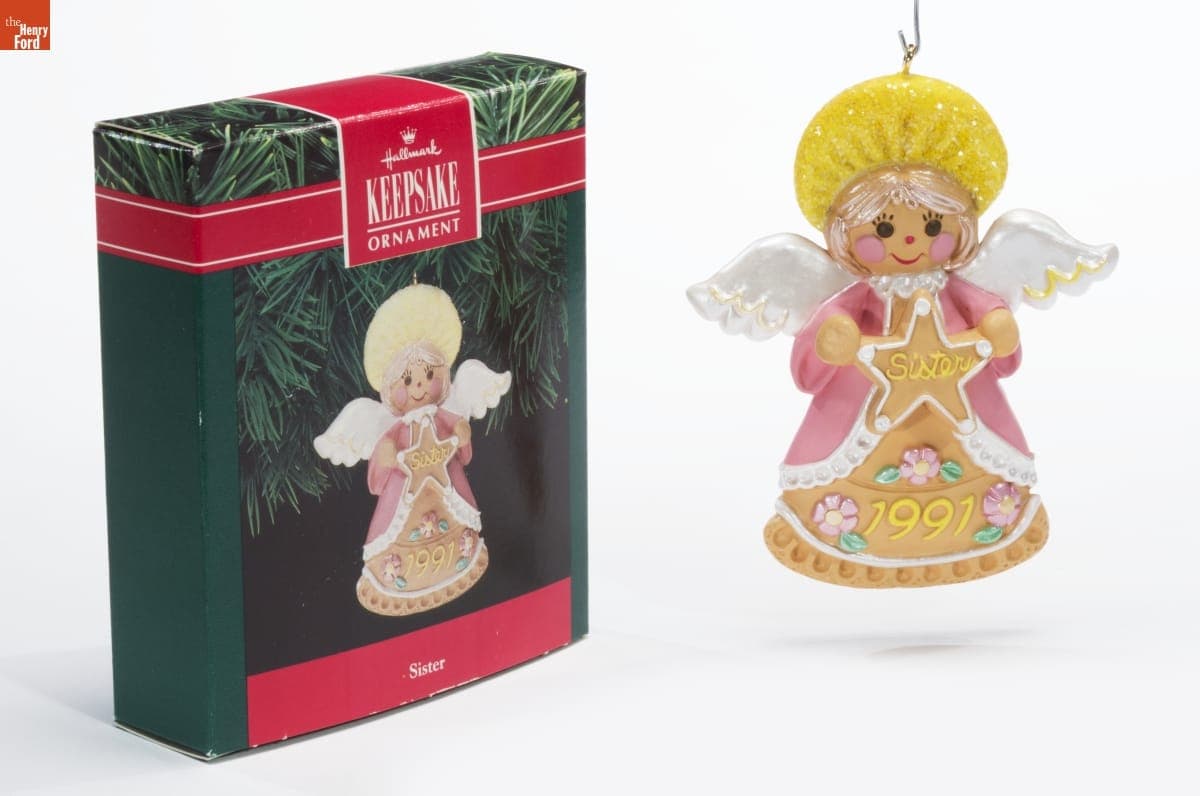 Hallmark "Sister" Christmas Ornament, 1991