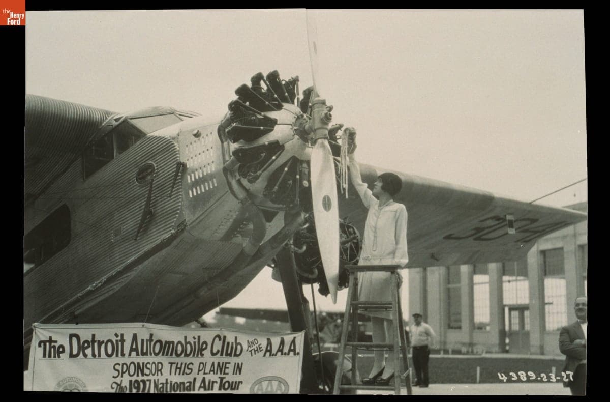 Christening the Ford Tri-Motor 4-AT-3 Prior to the 1927 National Air Tour
