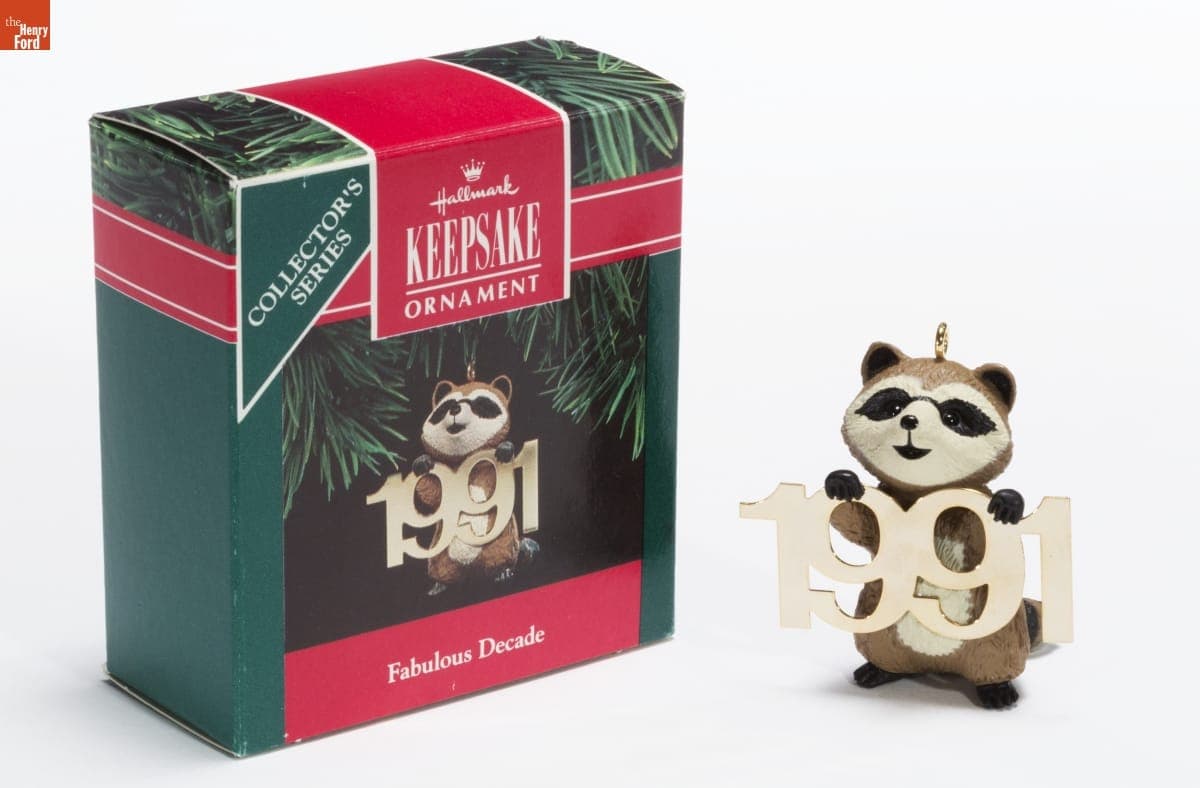 Hallmark "Fabulous Decade Series" Christmas Ornament, 1991